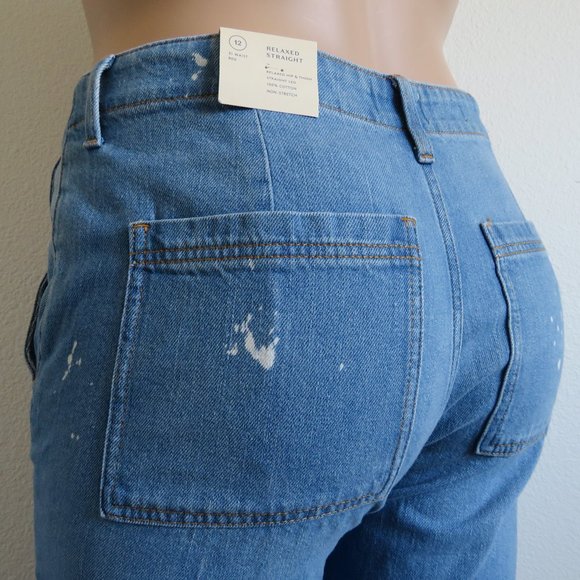 Universal Thread Denim - Relaxed Straight Universal Thread Jeans Women's Size 12 NWT